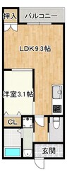 リベルタ基山の物件間取画像